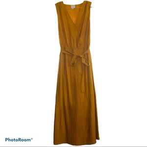 Plus size V neck Maxi dress w/ tie NWOT